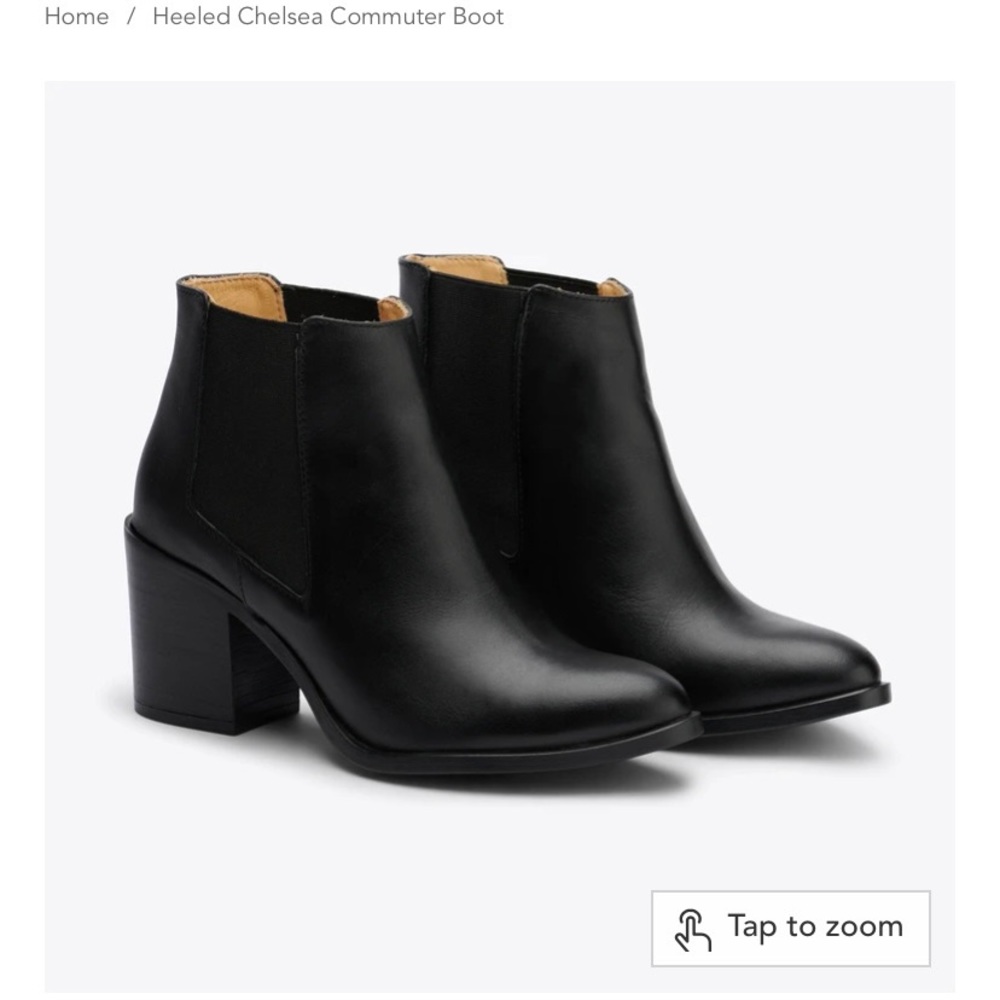 Nisolo Chelsea Heel boot black size 7